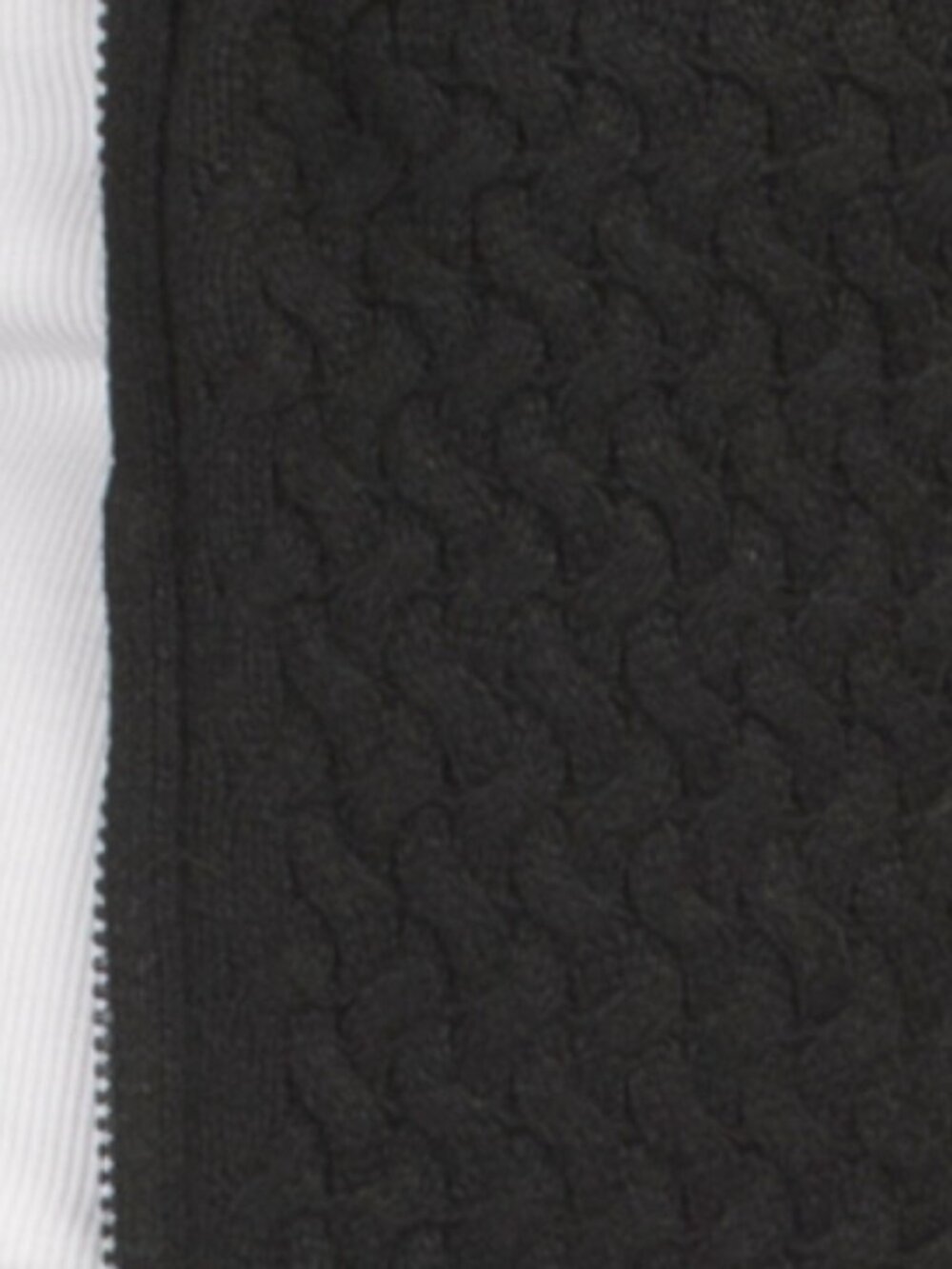 NWT VERVE AMI Zip Front Black Ribbed Cardigan - Picture 4 of 9